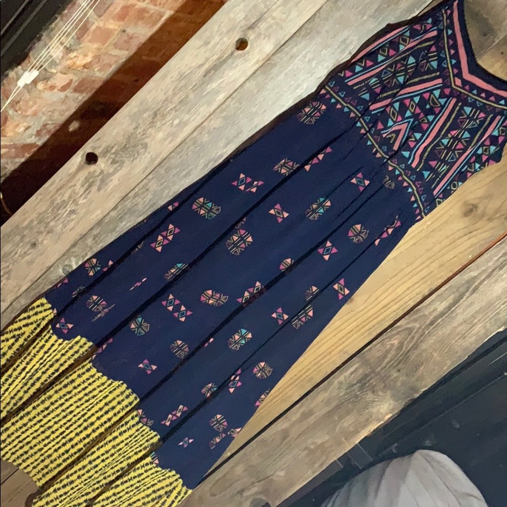 Navy/aztec Maxi dress!